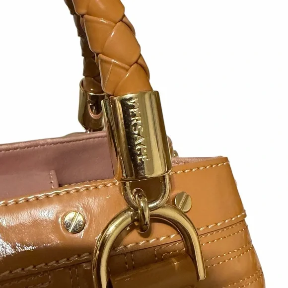 Gianni Versace Couture Patent Quilted Leather Bag - EUC - Picture 12 of 12